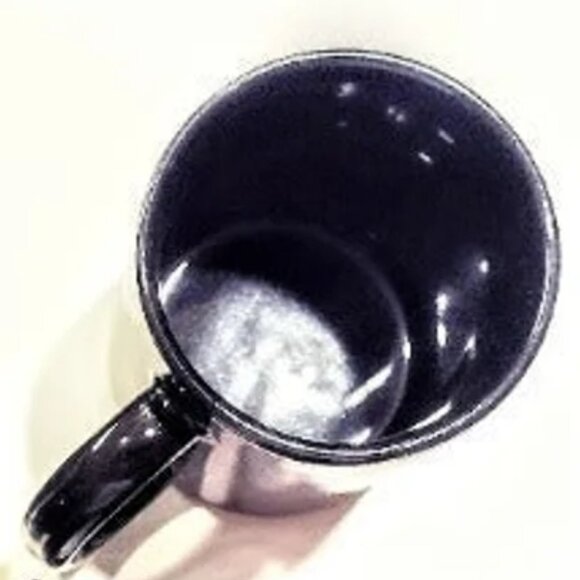 MATCO TOOLS Set of 2 Black Coffee Cups/Mugs ~ Contemporary Block Design ~ NEW! - Picture 5 of 5